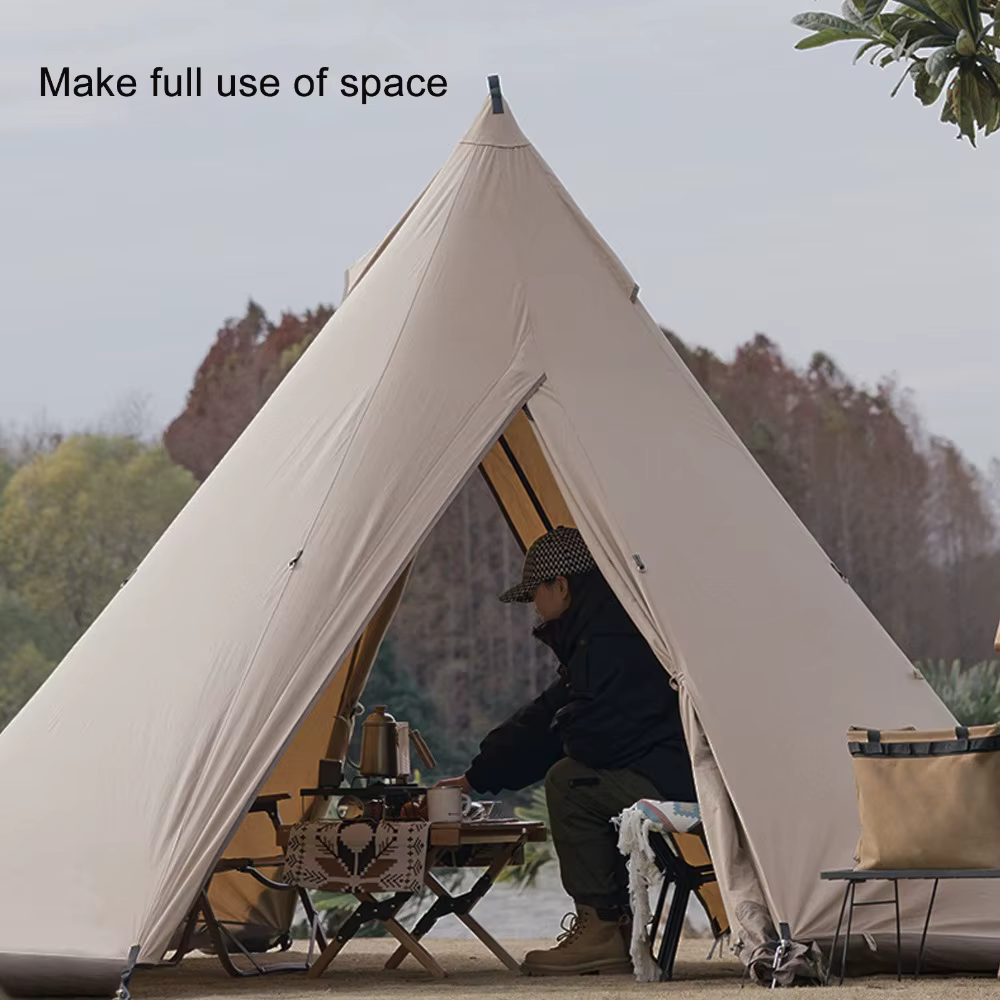 Trípode aluminio camping ángulo ajustable rosca 1/4"