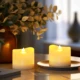 Velas LED sin llama parpadeantes con pilas para bodas - imagen 4