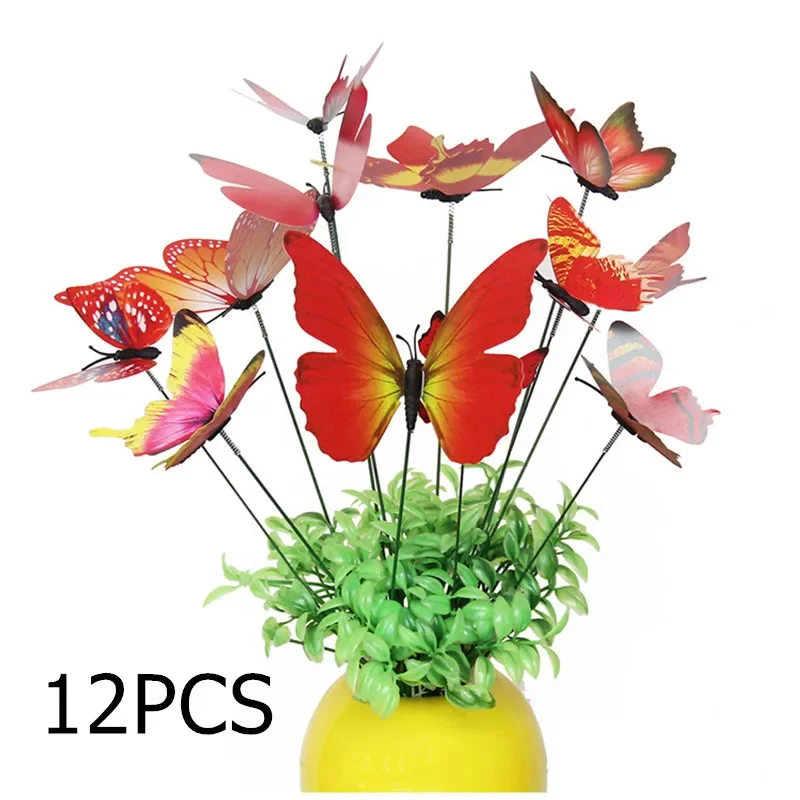 Estacas decorativas con mariposas para macetas y jardín - imagen 4