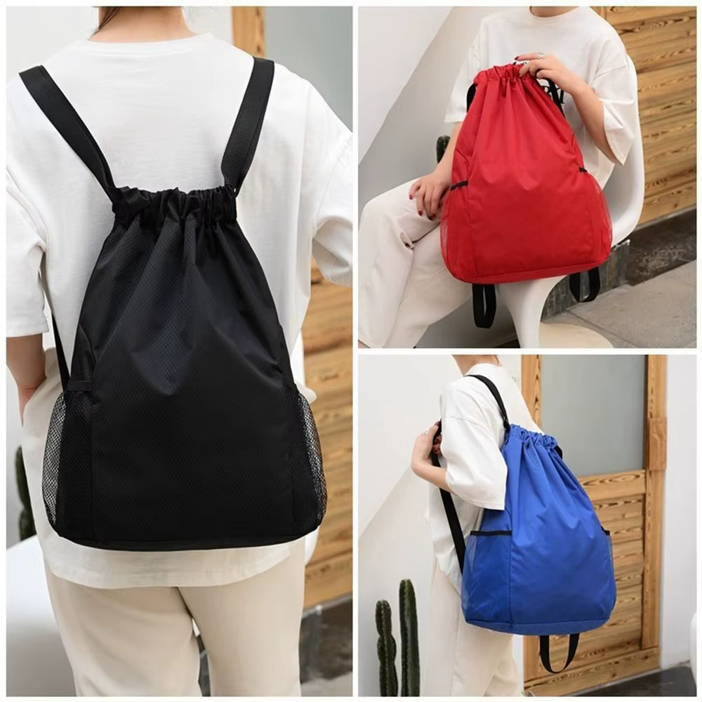 Mochila saco impermeable ligera cordones natación deporte - imagen 4