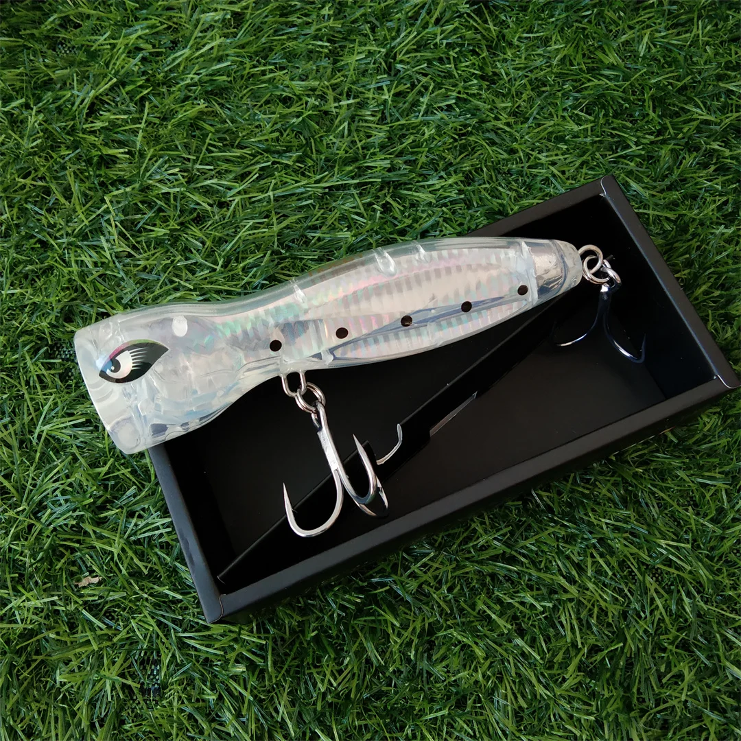 Wobbler grande flotante – Señuelo topwater de plástico duro para mar - imagen 3