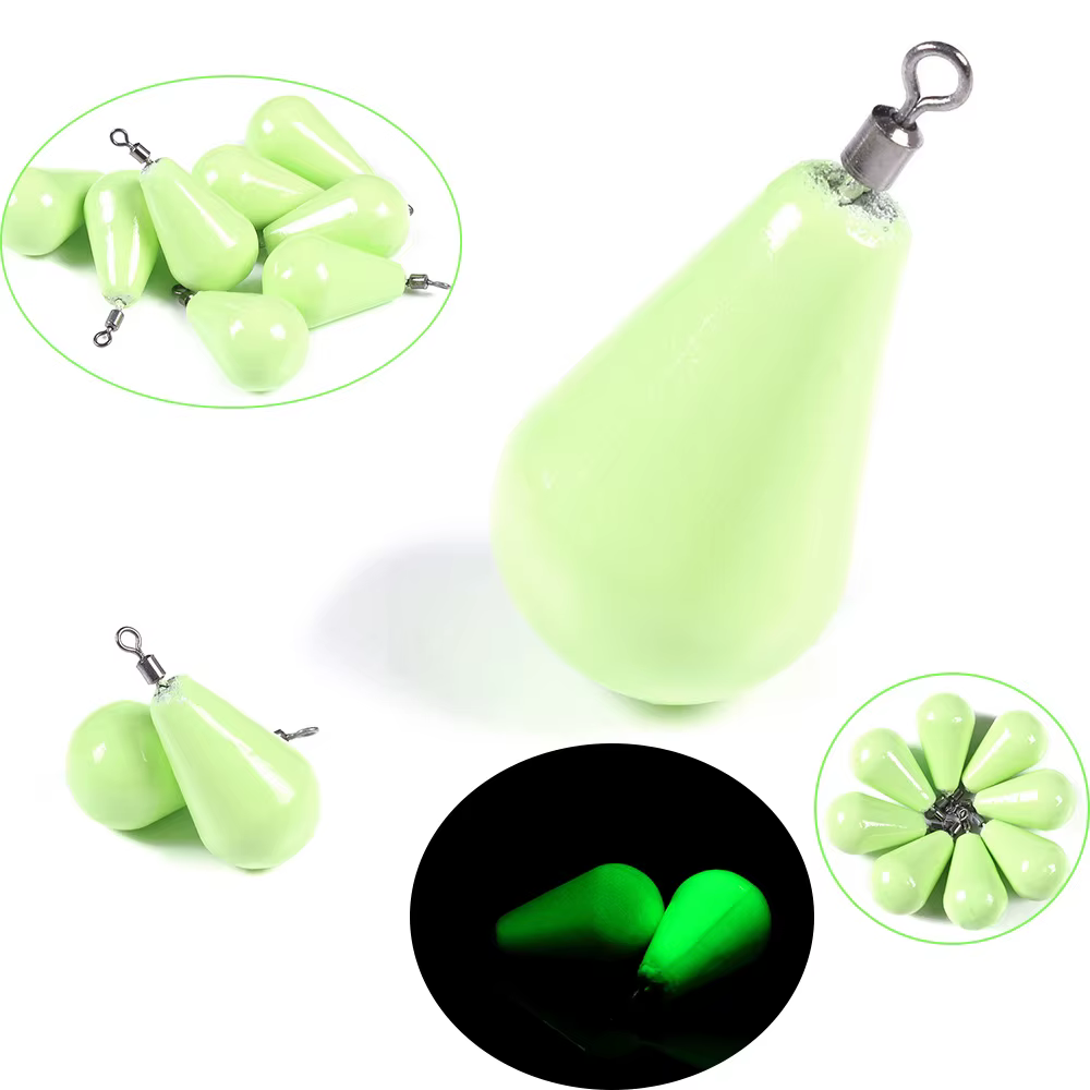 Plomo luminoso para pesca nocturna – chumbada que brilla - imagen 3