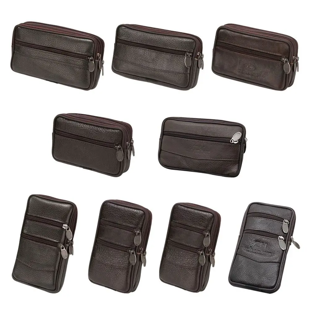 Bolsa de Cintura Impermeable para Teléfono PU cuero multifunción - imagen 3