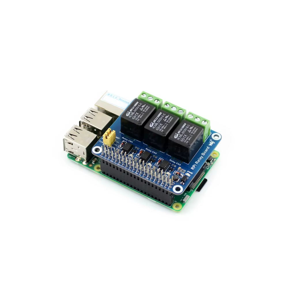 Placa Relé Waveshare para Raspberry Pi 5/4B – Hasta 5A - imagen 2