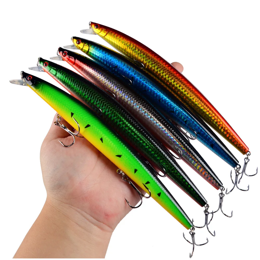 Color y silueta minnow para mar