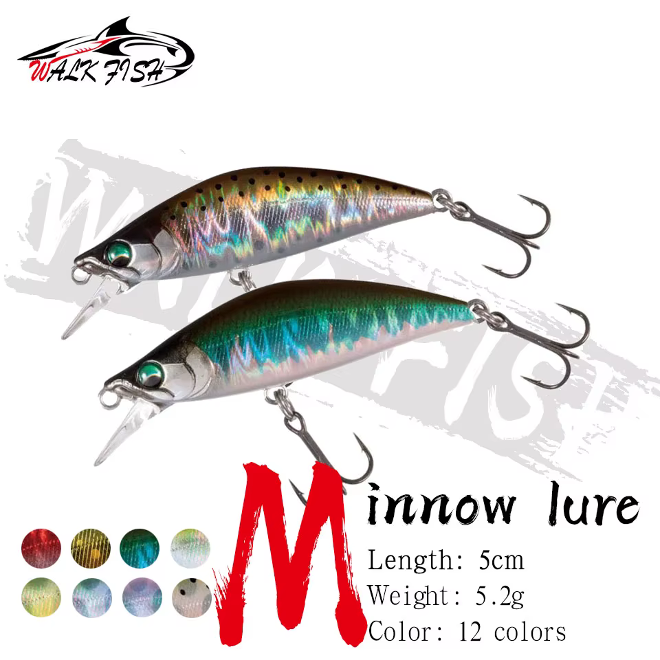 WALK FISH Crankbait Stream señuelo duro para perca, lucio y trucha - imagen 5