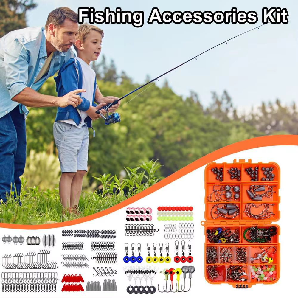 Caja de aparejos de pesca cerrada, lista para llevar a cualquier Spot de pesca