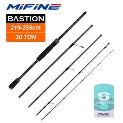 Caña giratoria MIFINE BASTION 30T para señuelos en agua dulce y salada