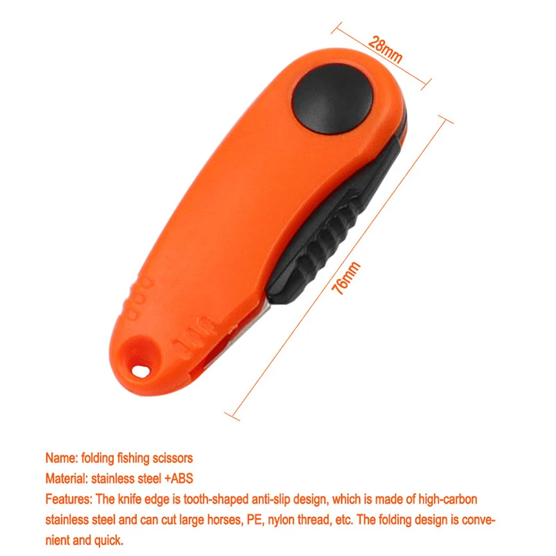 Tijeras plegables con forma de camarón
