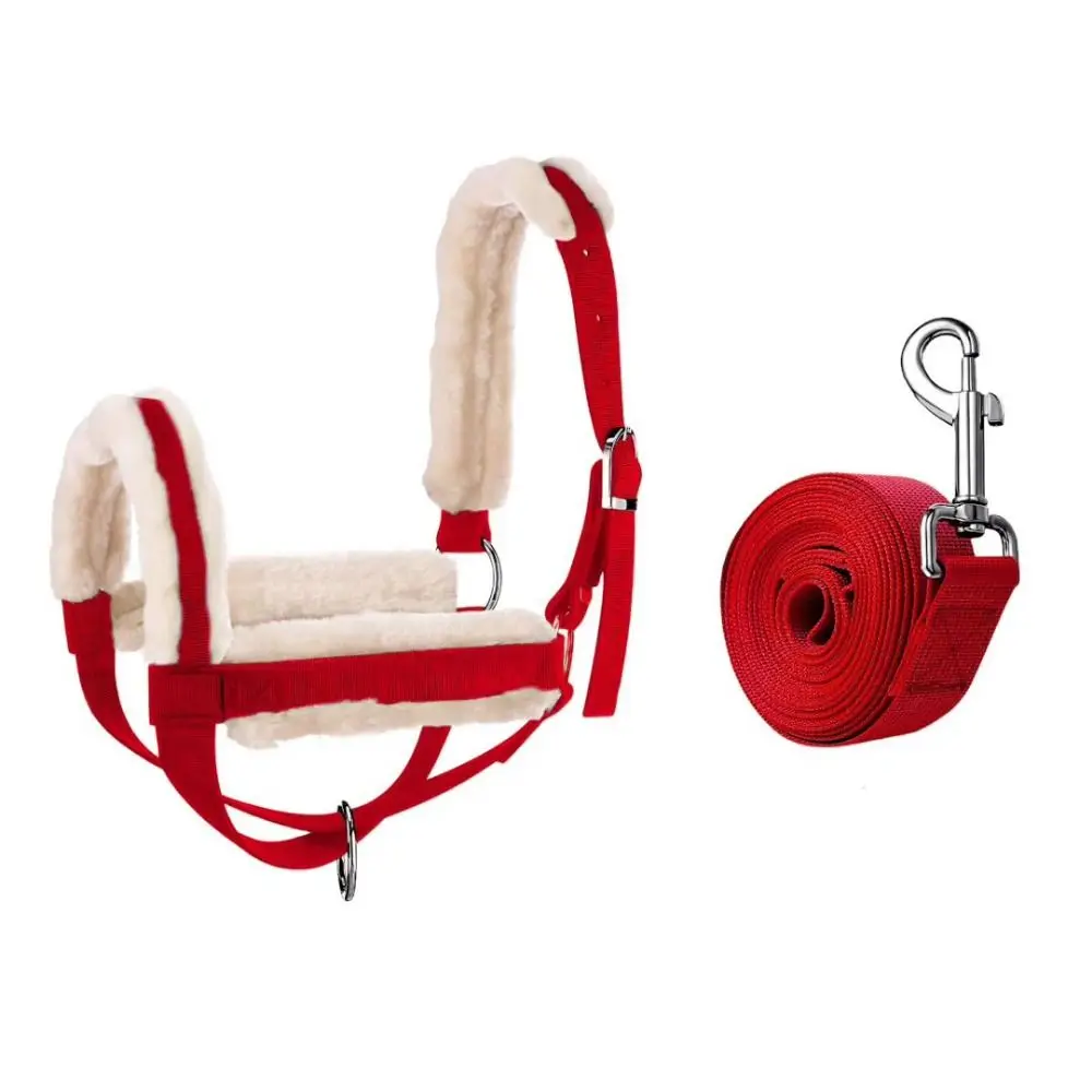 Arnés de nylon afelpado ajustable con correa para entrenamiento