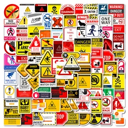 Pegatinas Danger Banning – Advertencia Vintage para Pesca