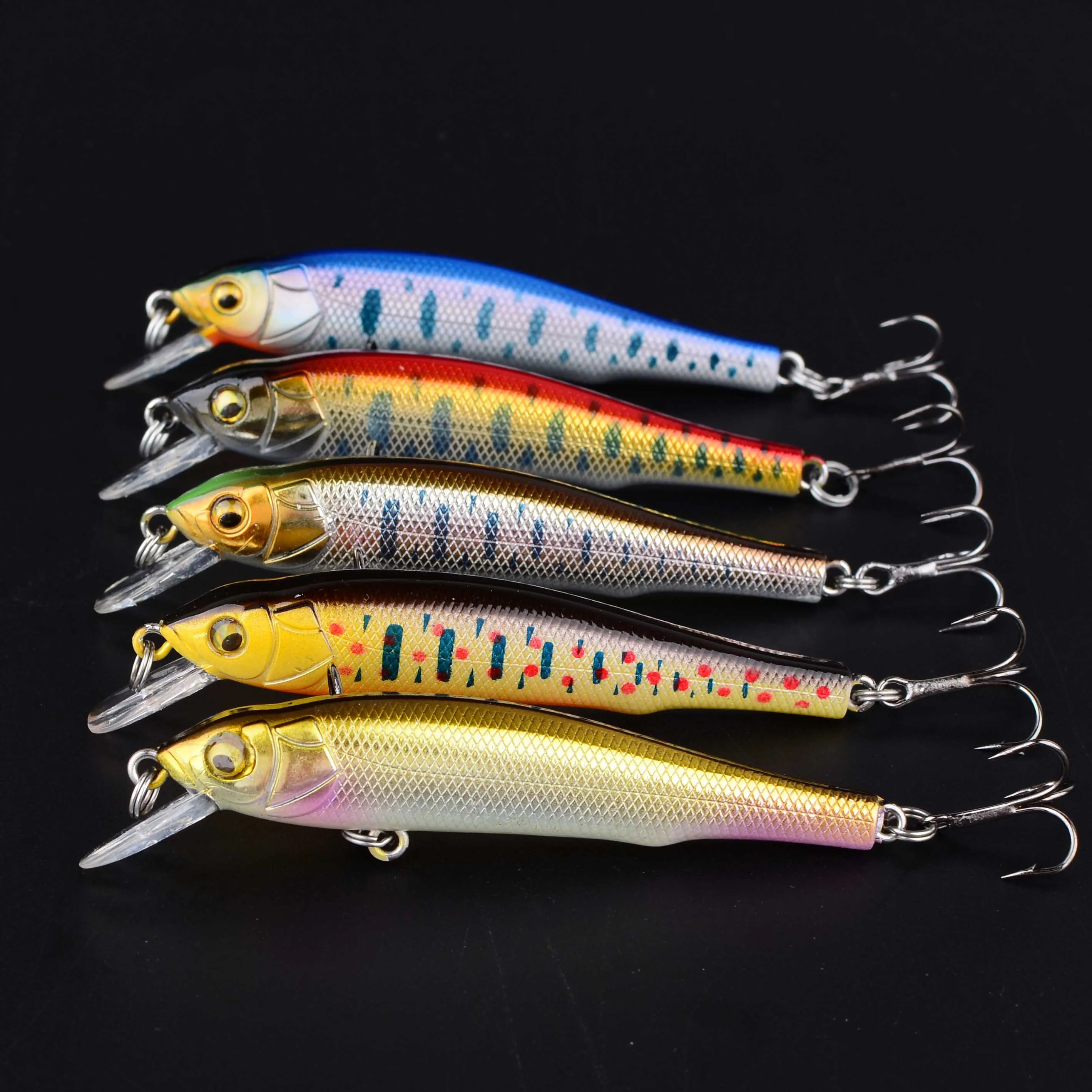 Señuelo minnow láser para lubina y lucio, wobblers crankbait duro - imagen 2