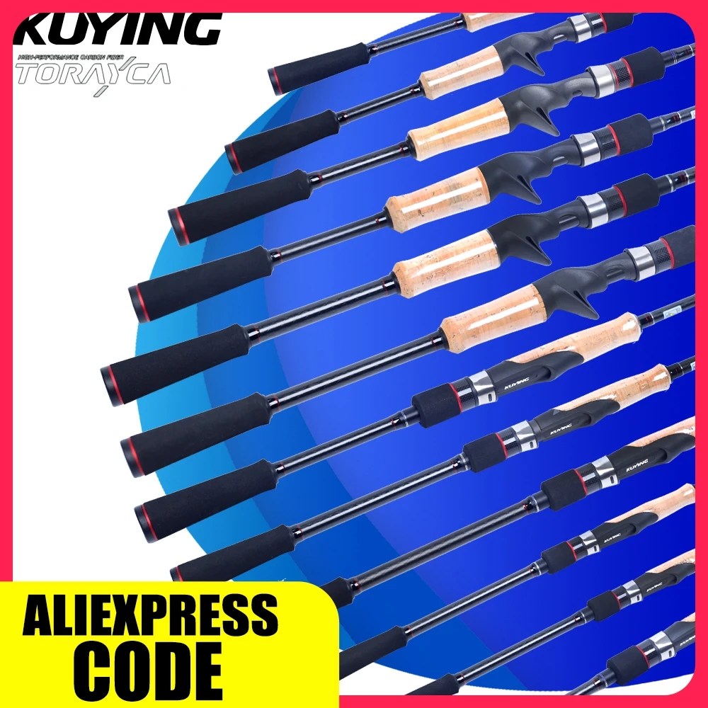 Caña spinning KUYING RAINFOREST de carbono – Casting y regular - imagen 4