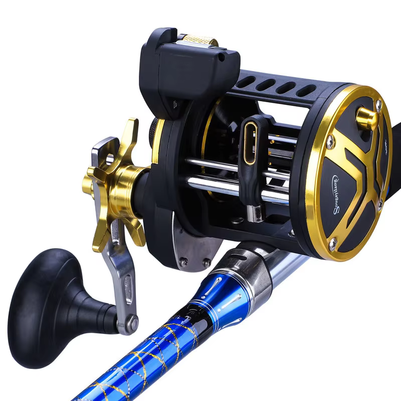 Carrete Sougayilang Baitcasting agua salada – Curricán en océano - imagen 3