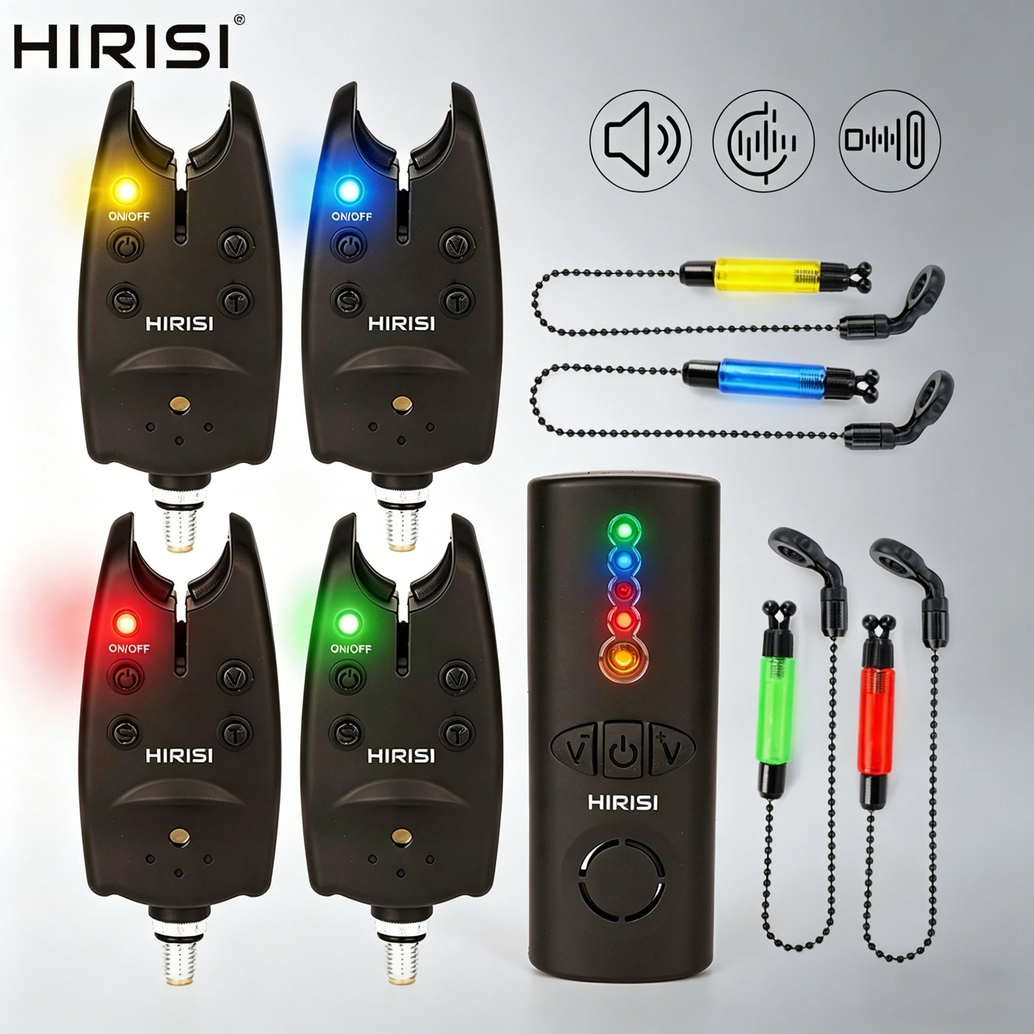 Alarmas y LED para pesca nocturna