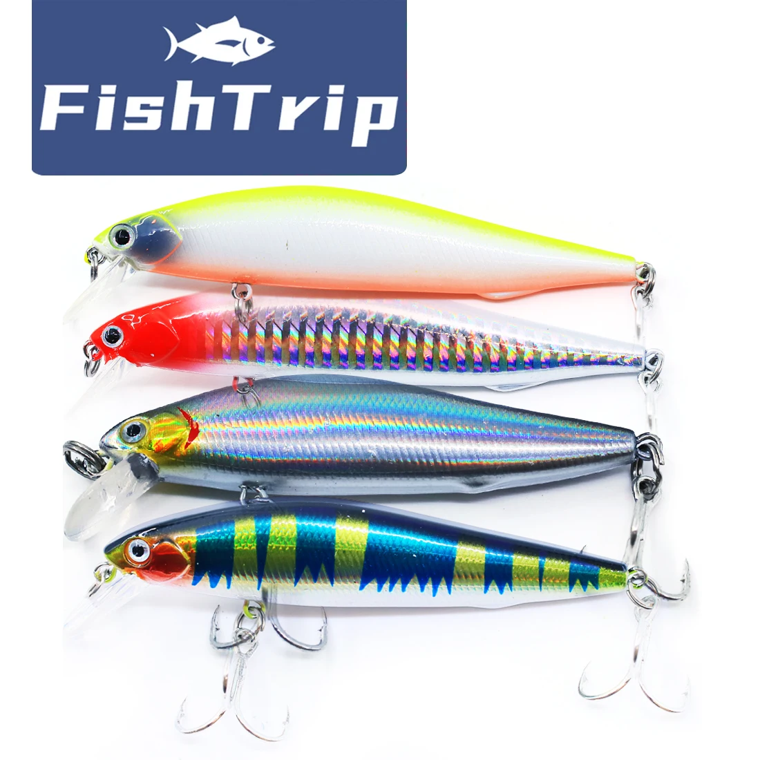FishTrip Señuelo Duro para Lubina y Trucha – Artificial flotante