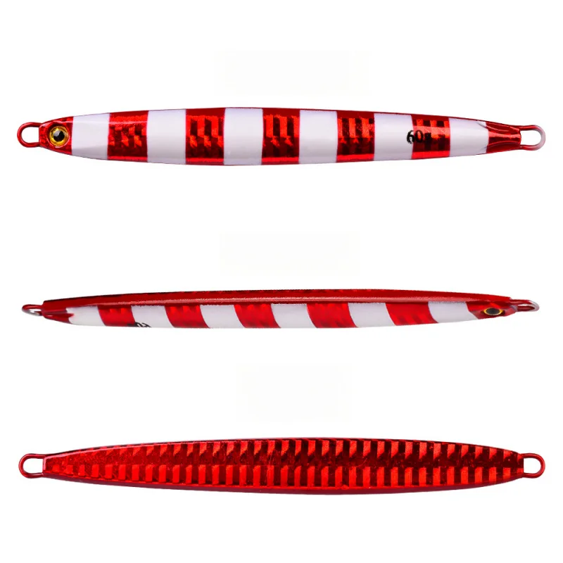 PRO BEROS Long Cast Jig metálico luminoso que se hunde - imagen 2