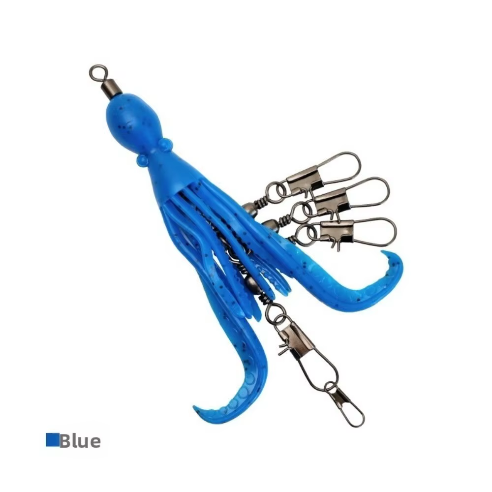 Carnada pulpo silicona anillo sólido conector – set pins pesca