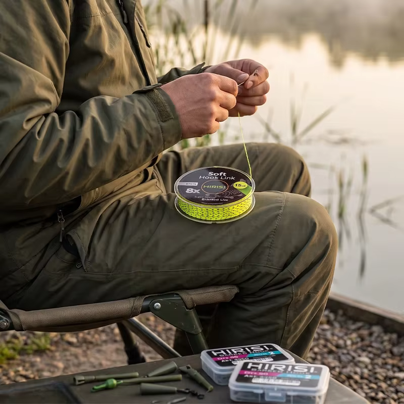 Kit Aparejos de Pesca para Carpas HIRISI con Anzuelos y Línea Trenzada - imagen 4