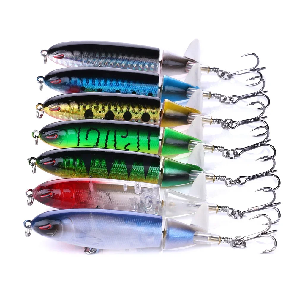 Popper Lápiz Topwater con Hélice Giratoria – Señuelo Superficial - imagen 3