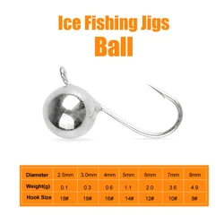 Cabezas Jig Esféricas Muunn Tungsteno – Pesca en Hielo