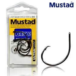 Mustad Anzuelos Circulares de Acero al Carbono Origen Noruega