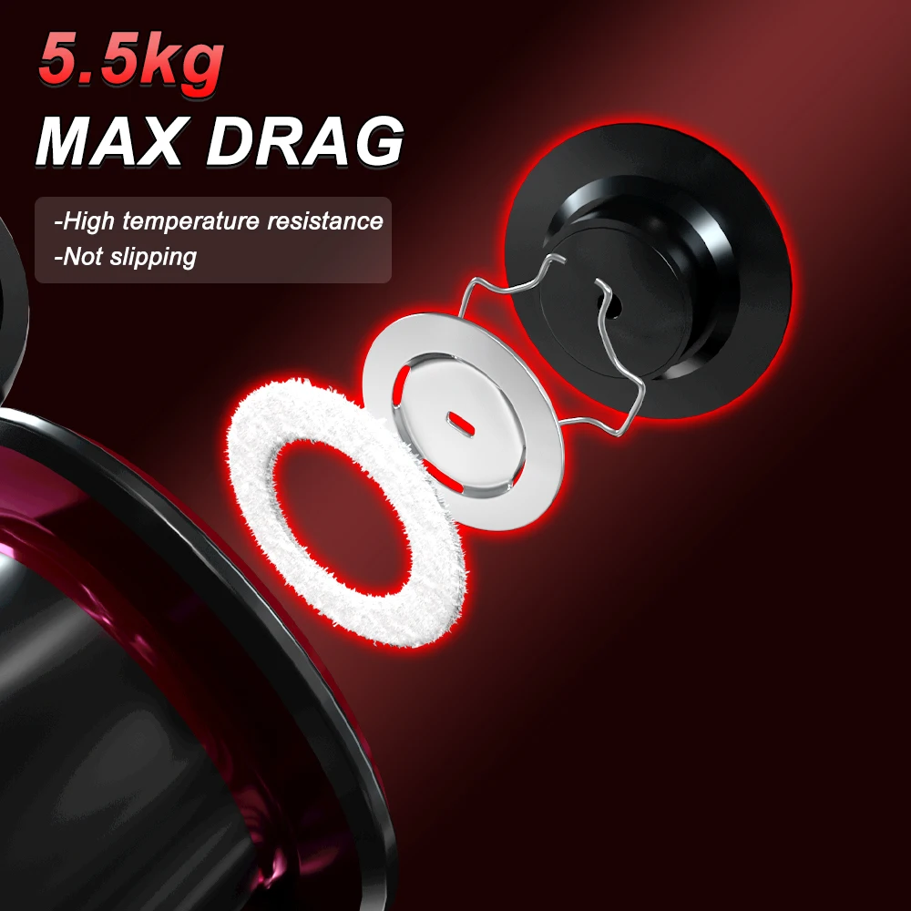 Carrete de spinning ligero Mifine Marshall Pro para trucha agua salada - imagen 3
