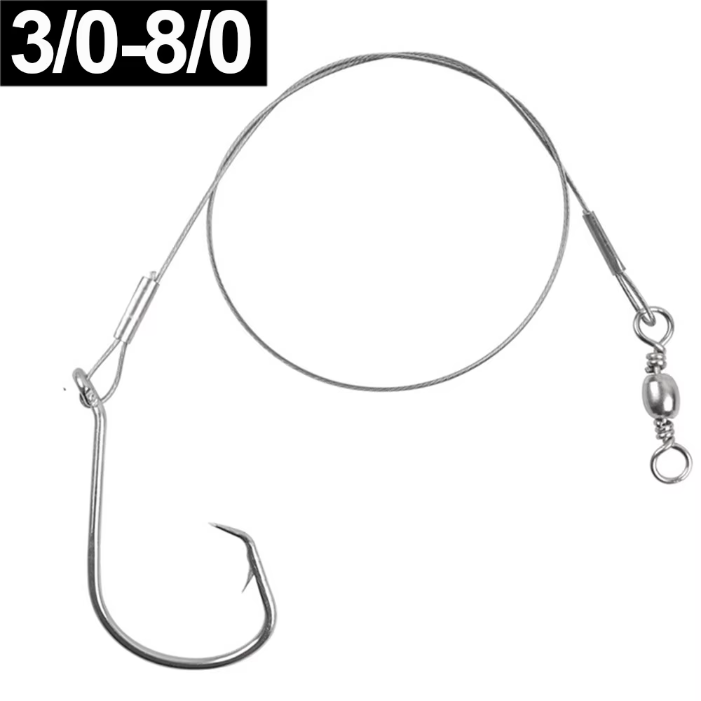 Anzuelos circulares offset lubina – Acero inoxidable surf casting