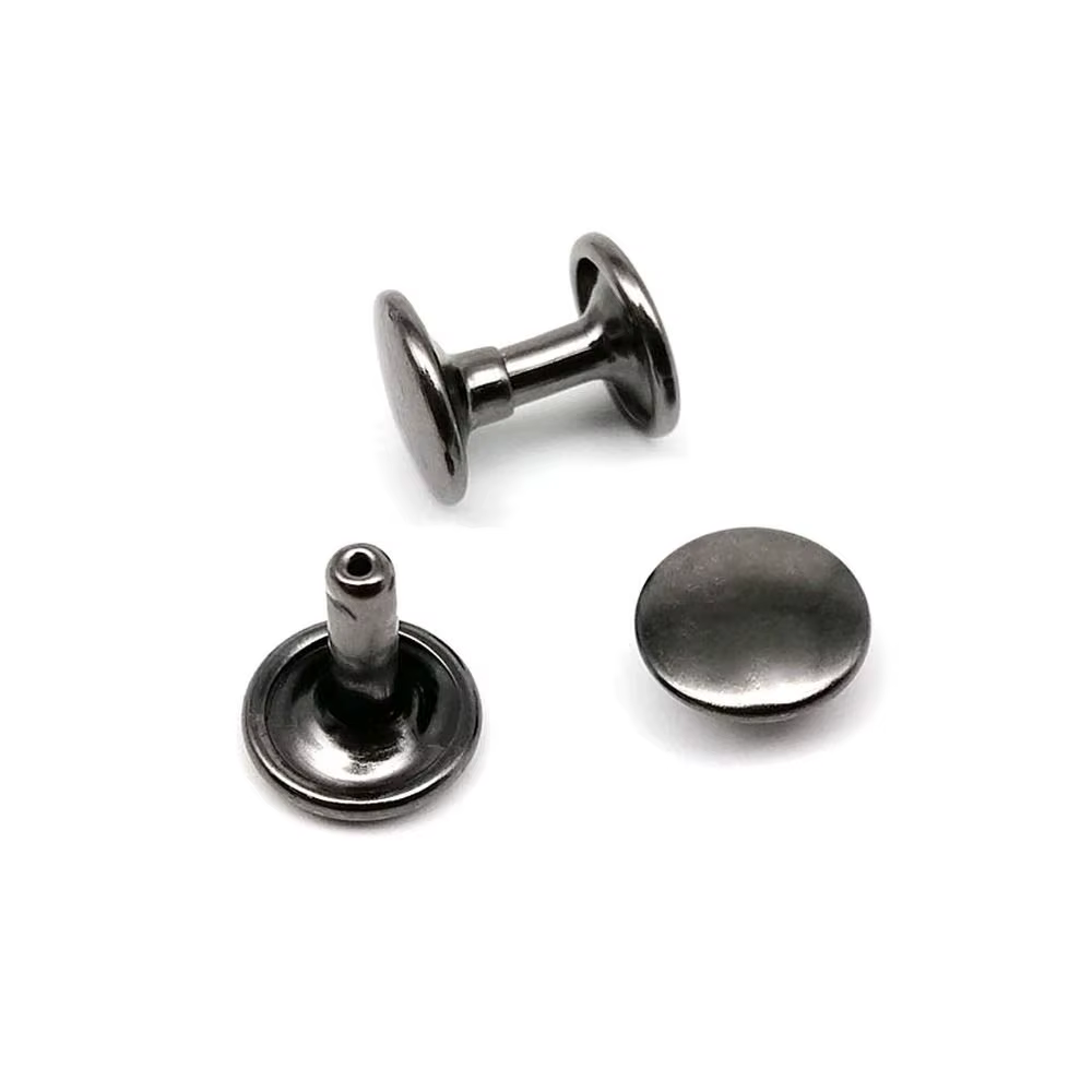 Tachuelas de doble cabeza para cuero, bolsos y ropa