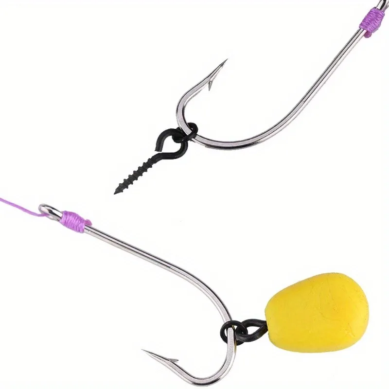 Ackibbik tornillos de cebo para boilie de anillo redondo – Chod Rig - imagen 4
