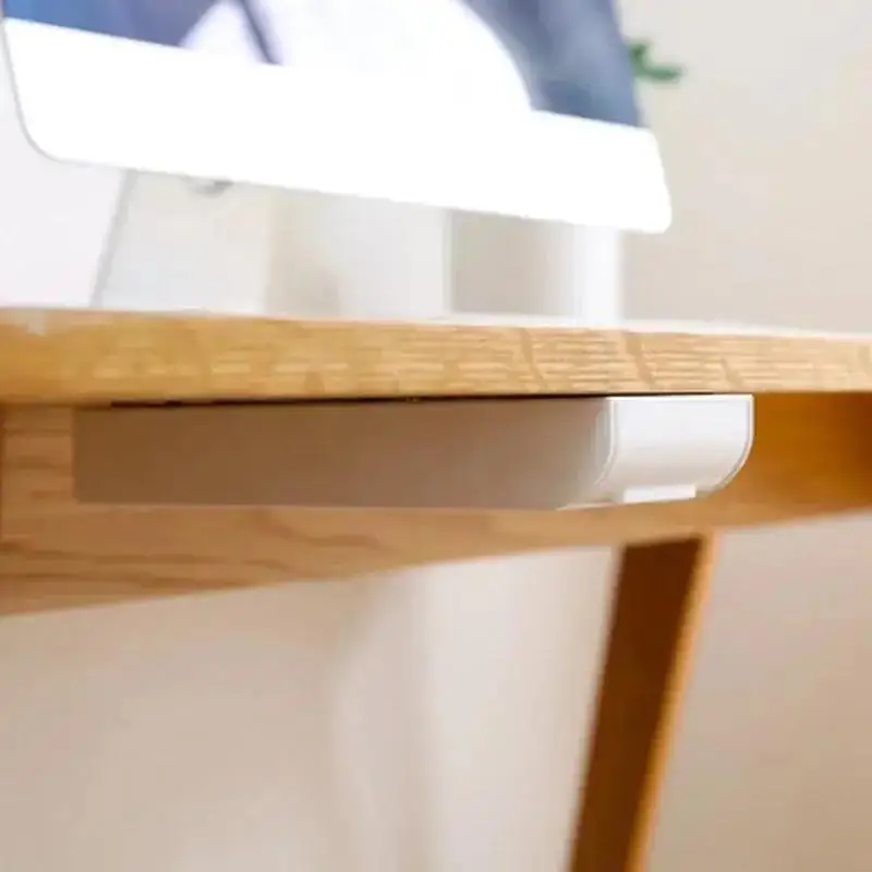 Organizador adhesivo debajo de la mesa con cajones para utensilios - imagen 4