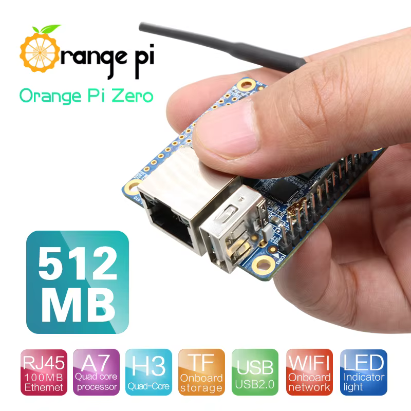 Orange Pi Zero H3: placa única para Android, Ubuntu y Debian