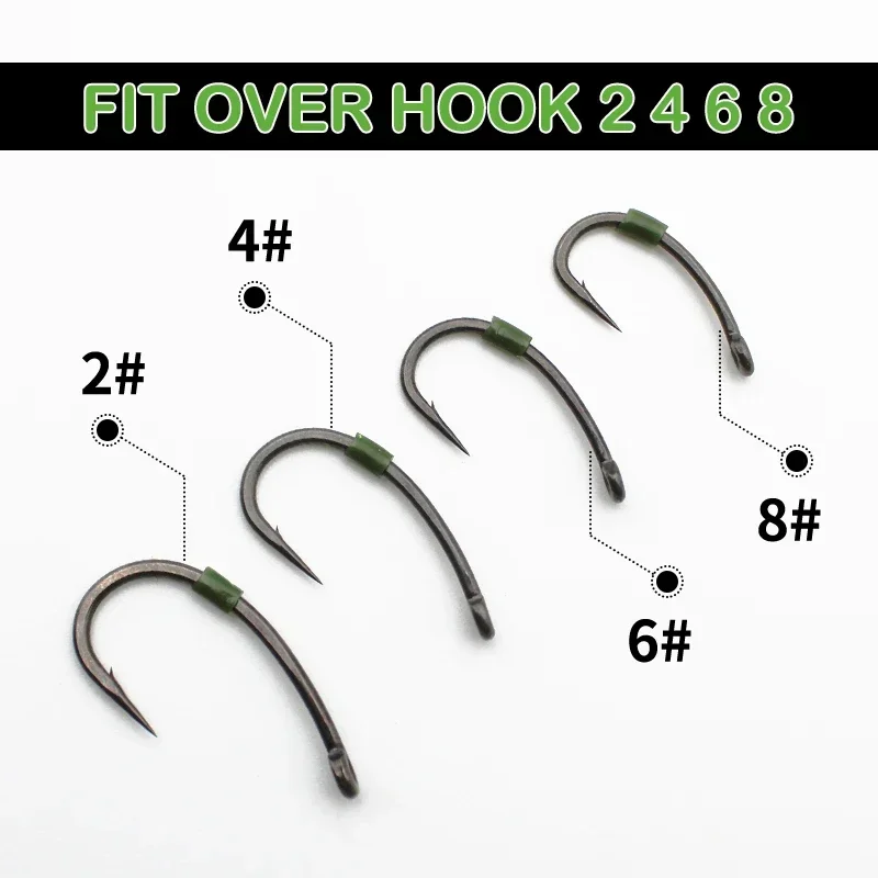 Antienredos silicona para feeder – Tubo clip plomo carpa - imagen 3