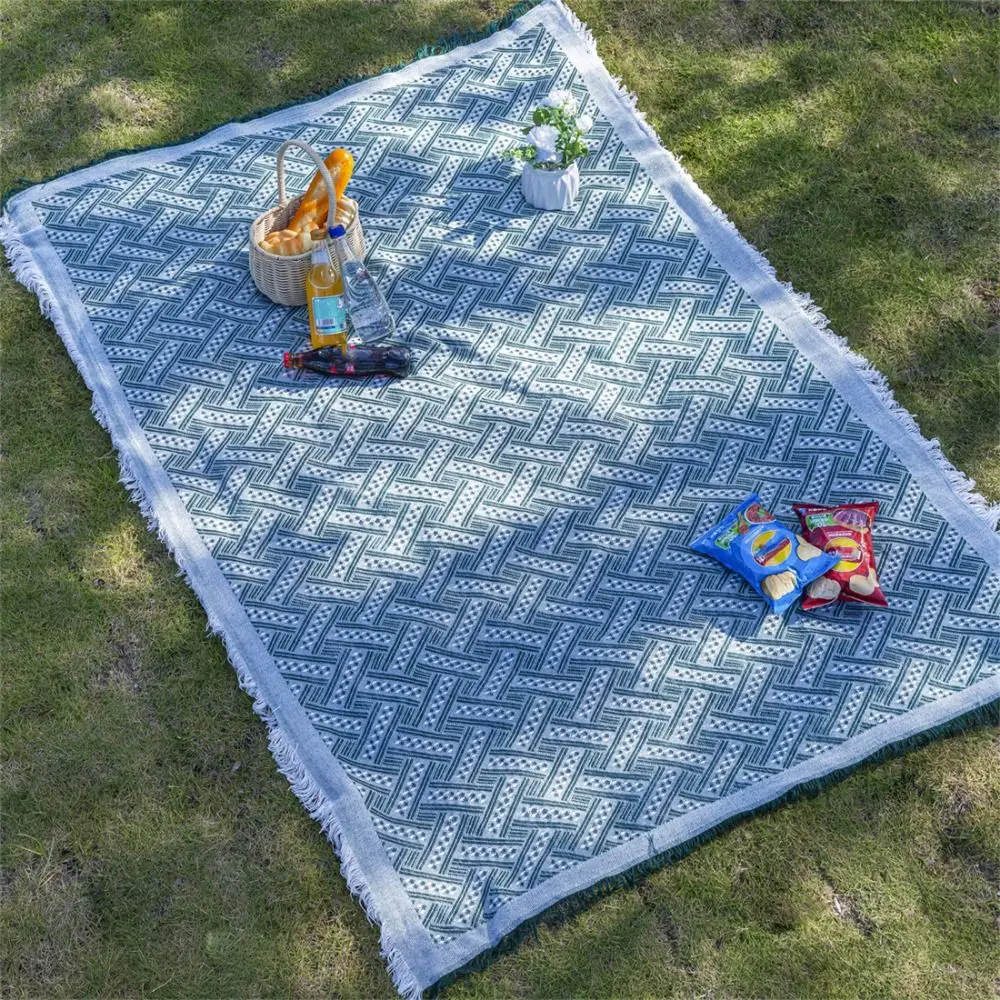Mantel de picnic francés con correa de almacenamiento - imagen 4