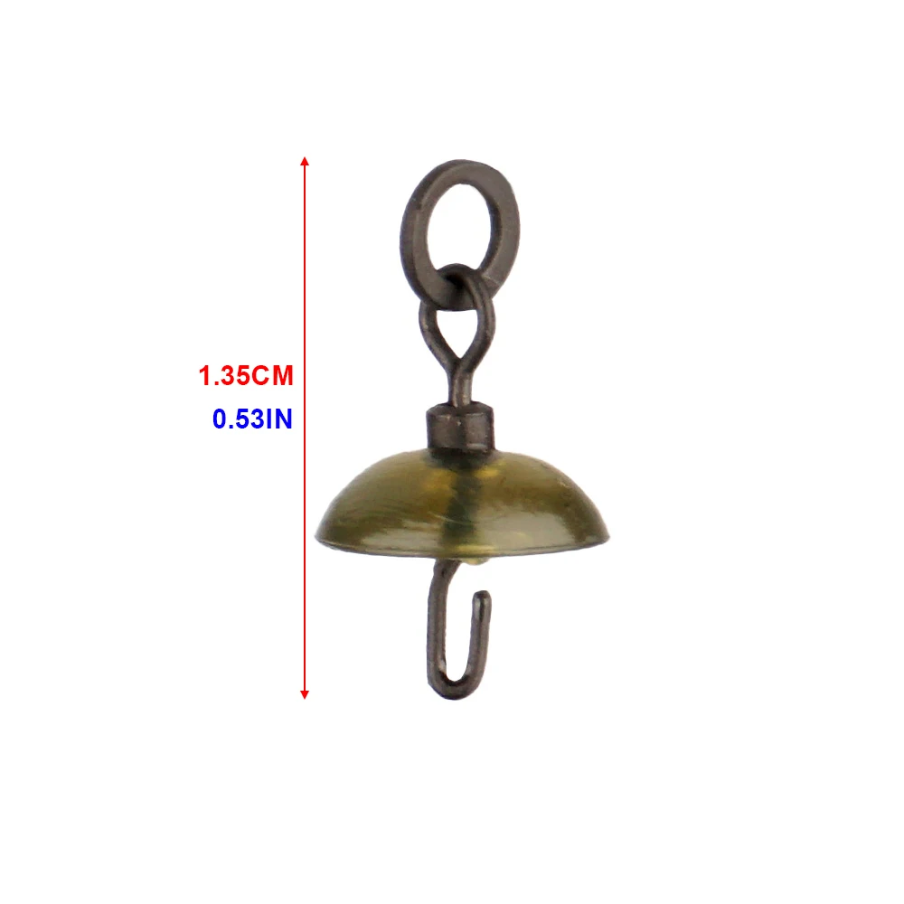 Hirisi eslabón giratorio cambio rápido carpa con disco goma antienredos - imagen 4