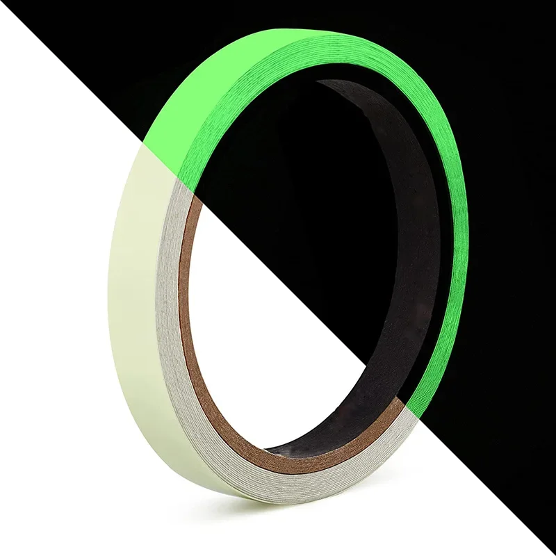 Cinta luminosa autoadhesiva verde en rollo de 3m