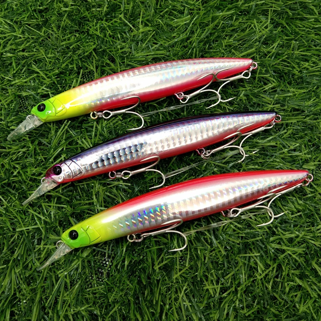 TSURINOYA SCOUT Minnow 130mm 24g – Señuelo hundimiento lubina