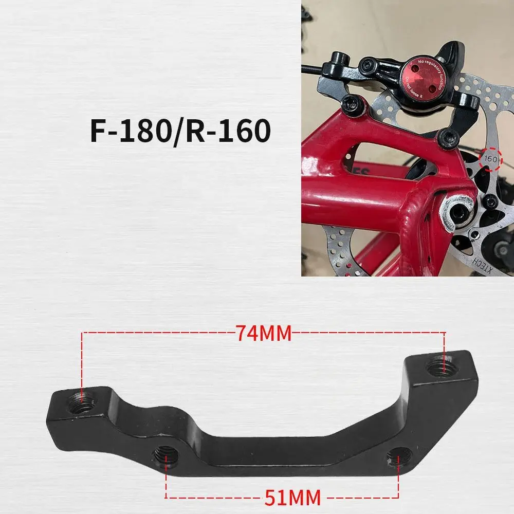 Vista del adaptador para rotor de disco