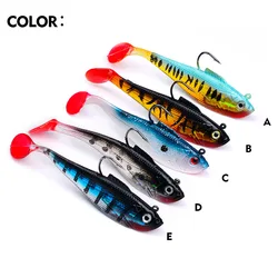 Señuelo vinilo jigging con cabeza de anzuelo – T-tail para lucio