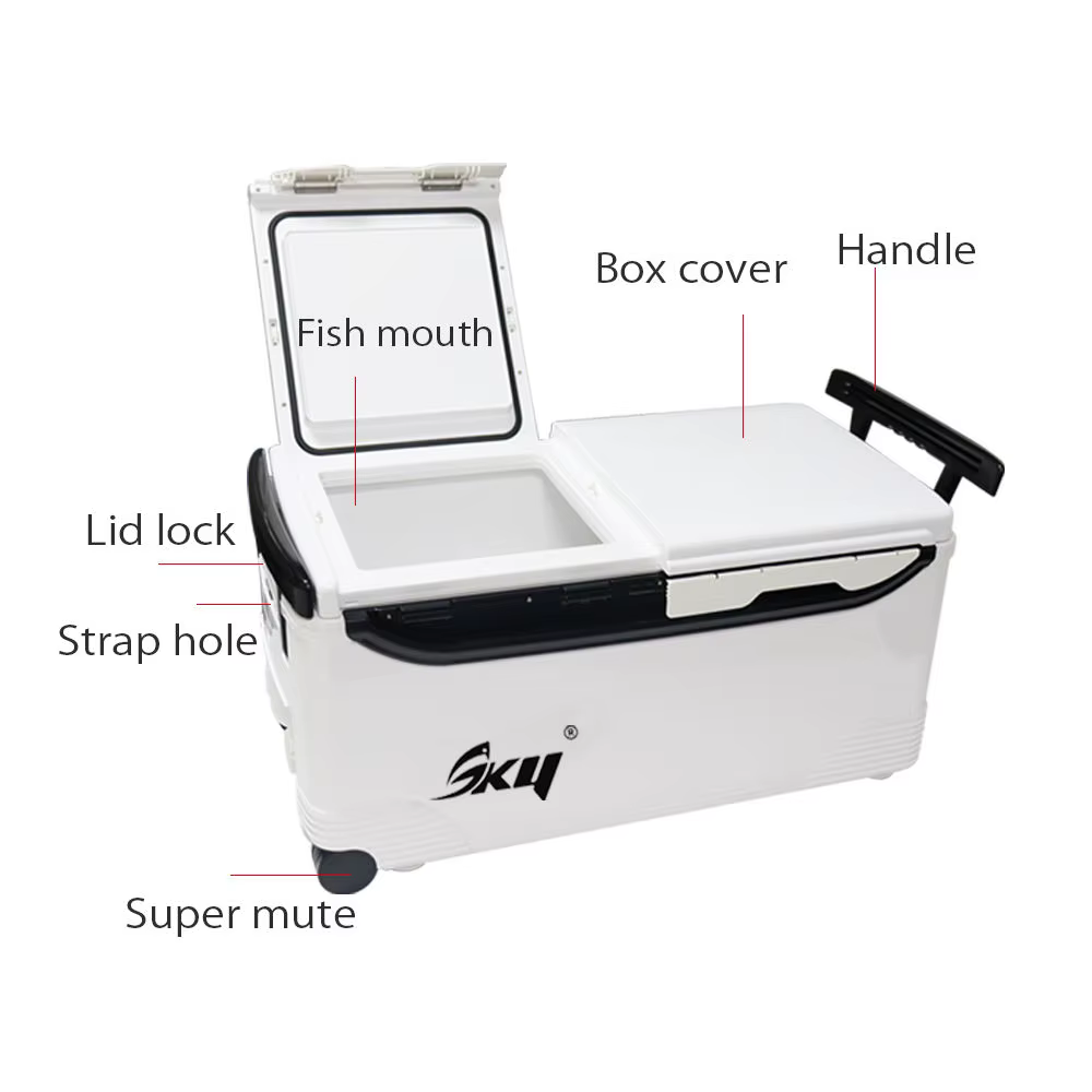 Caja de pesca ZYZHE telescópica con ruedas y gran capacidad térmica - imagen 4