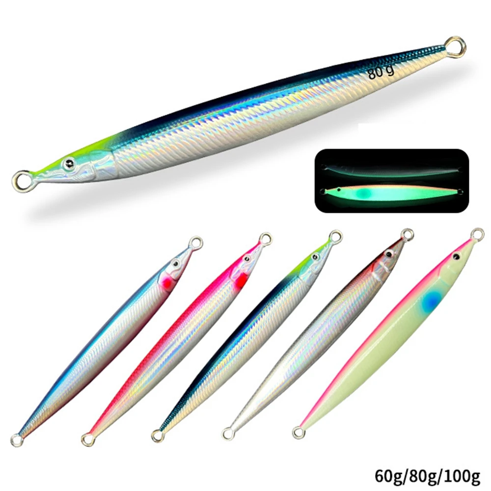 Señuelo Jig Metal UV – 60 a 120g para jigging desde barco - imagen 4