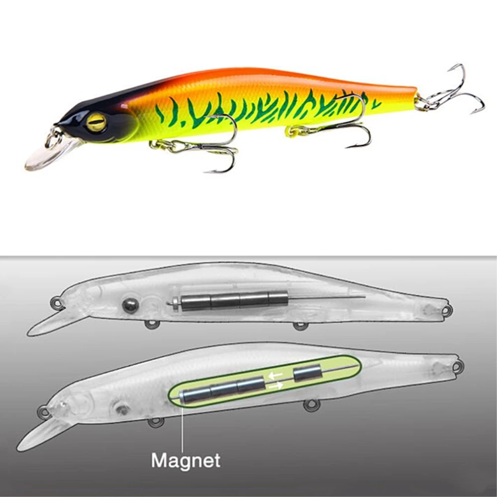 Crankbait Wobblers flotante - Señuelo de plástico para pesca