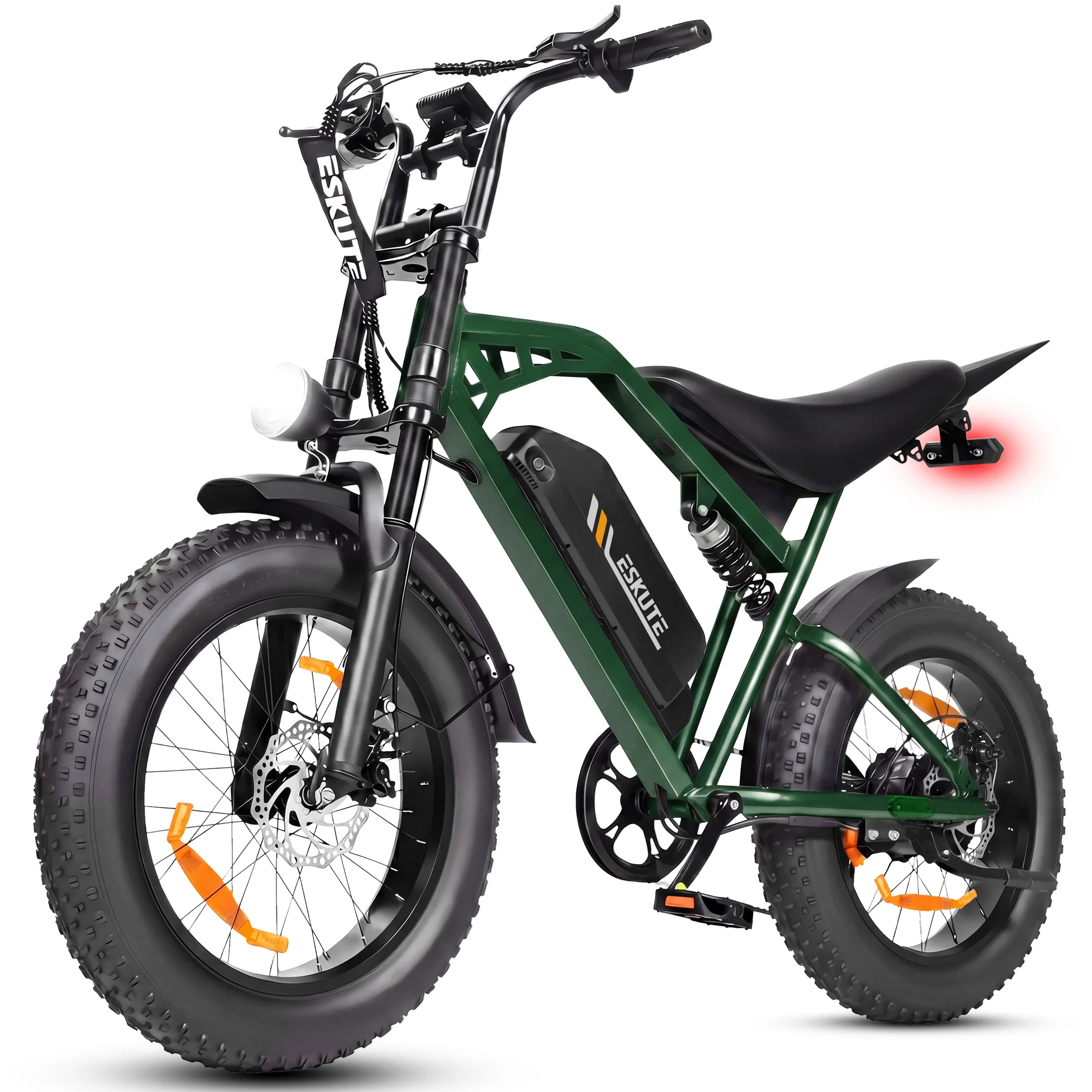 Bicicleta eléctrica todoterreno V202 con neumáticos anchos