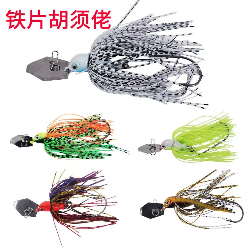 Señuelo giratorio metálico para lucio – Wobbler con esmerillón 10g/14g