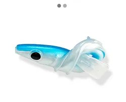 Señuelos jig head de vinilo para lubina y pargo – Tipo bala 8 cm
