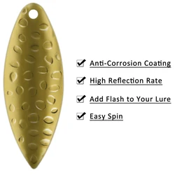 Colorado Spinner Cuchillas para Spinnerbait – Trucha y Salmón