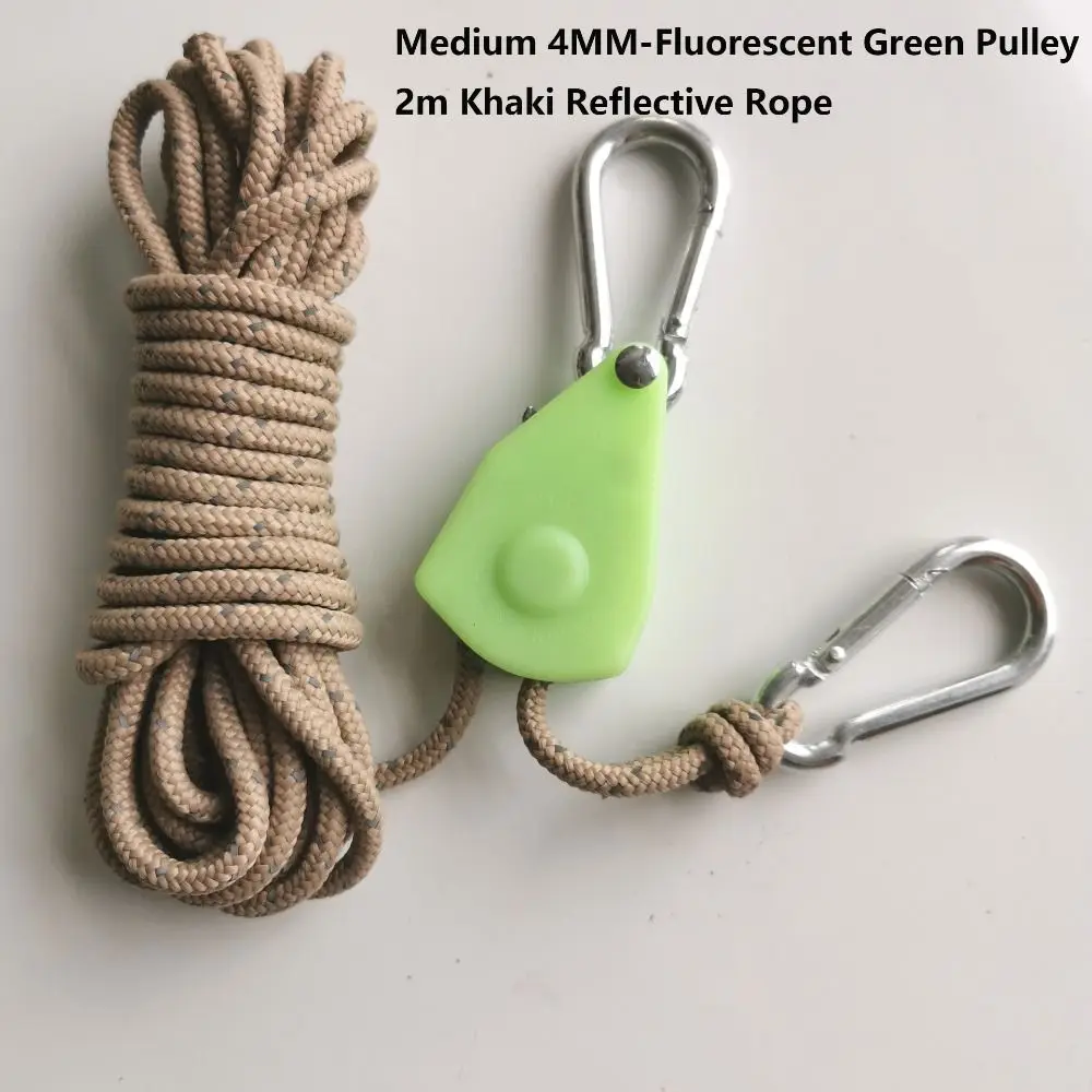 Tensor de cuerda compacto para camping