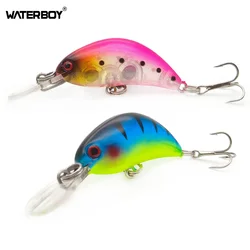 WaterBoy Mini Crankbait Minnow – Señuelo artificial realista colorido