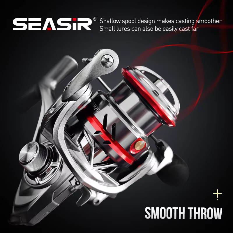 SEASIR OER Carrete ultraligero aluminio para pesca en mar y río - imagen 3