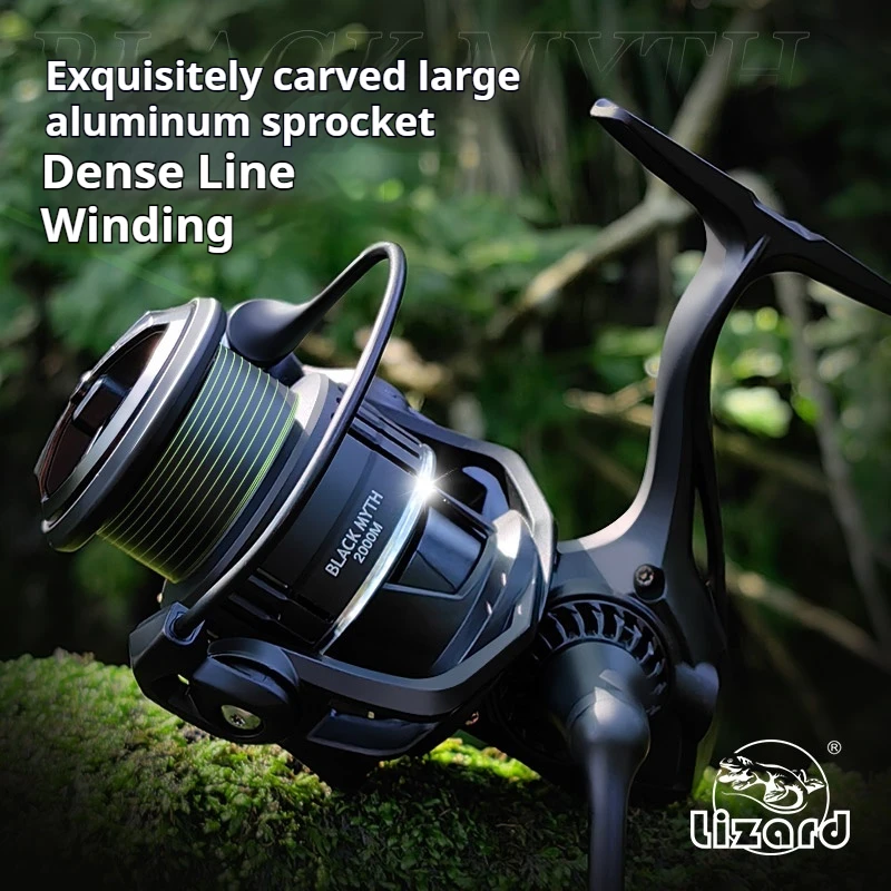 Lizard Black Myth Tight Line Lay Spinning – Carrete poco profunda - imagen 4